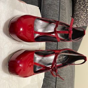 Red Via Spiga Pumps